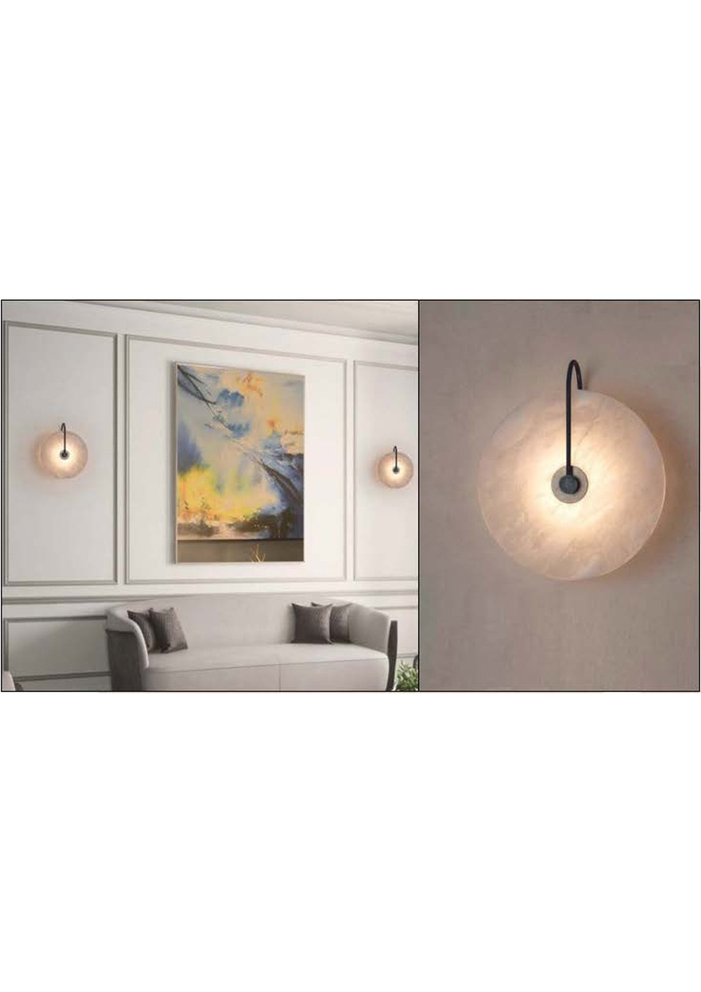 Beyond Lights - Glass Wall Lamp- GL